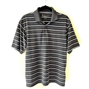 Pebble Beach Golf shirt Performance Polo Striped Size S Mens